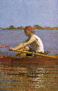 Thomas Eakins John Biglin in a Single Scull USA oil painting artist